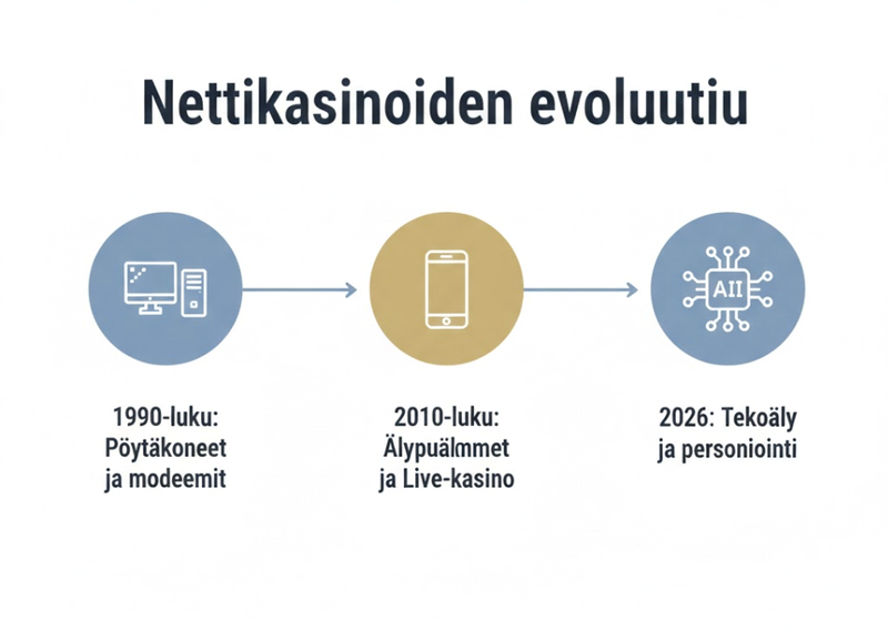Mikä on nettikasino – miten nettikasinot toimivat